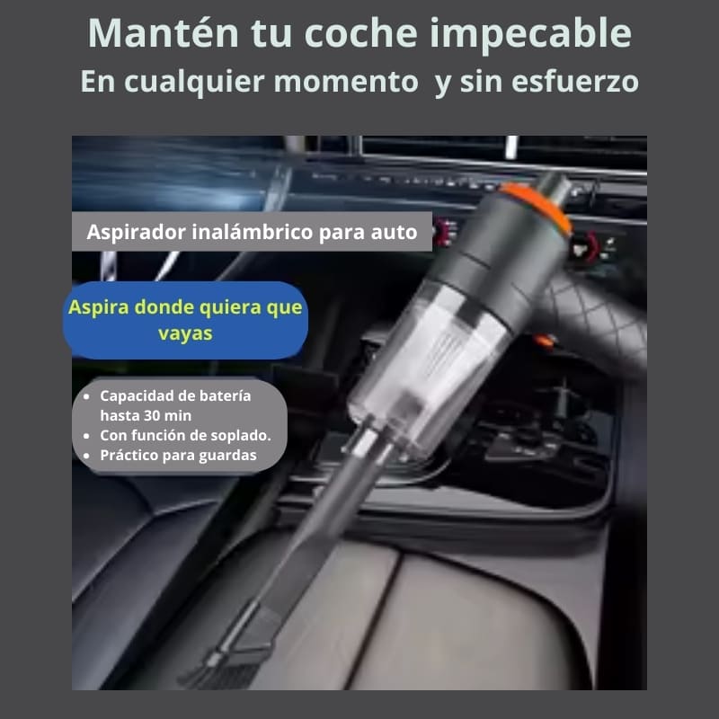 Aspiradora inalámbrica para Auto