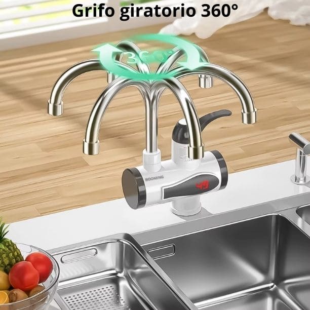 Grifo Eléctrico Calentador de Agua