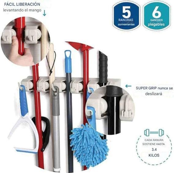 Organizador de pared multiusos