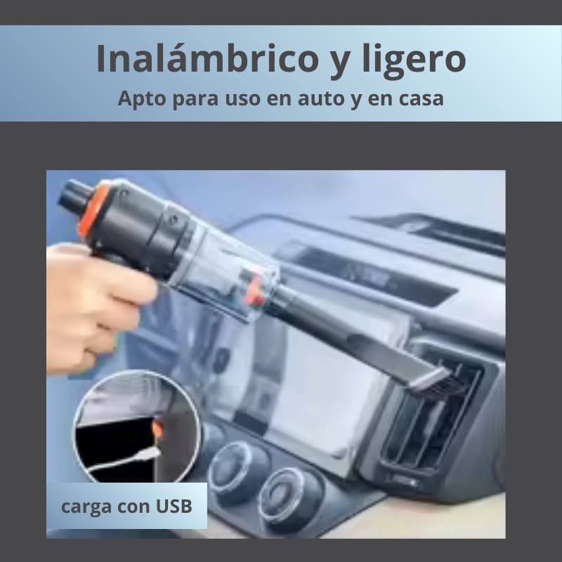 Aspiradora inalámbrica para Auto