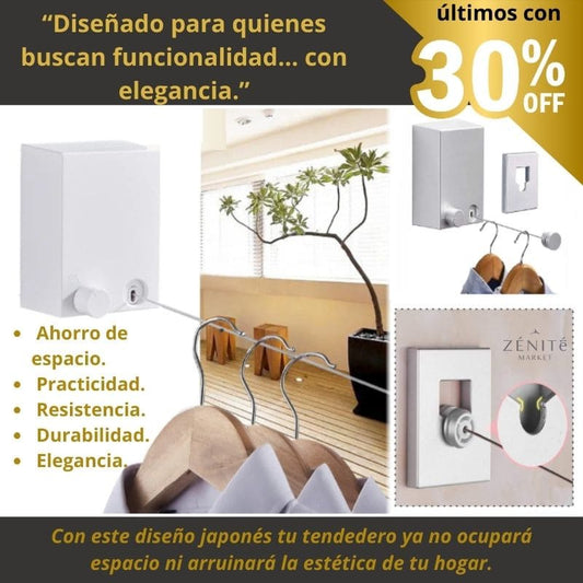 Tendedero Japonés Retráctil