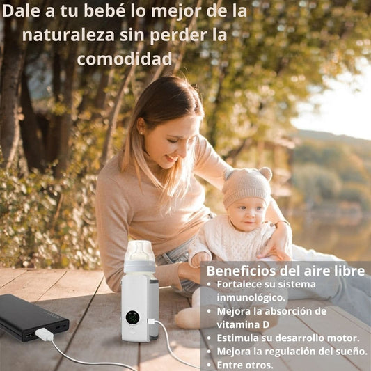 Calentador de mamadera recargable