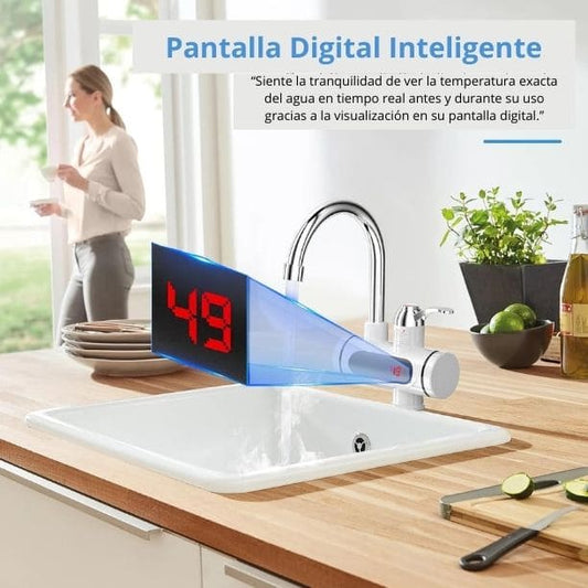 Grifo Eléctrico Calentador de Agua
